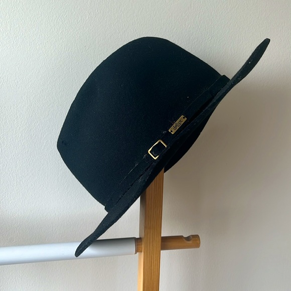 Y2K style black felt fedora - Picture 3 of 3